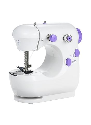 Multifunction Electric Mini Sewing Machine E11600UK-W-A White