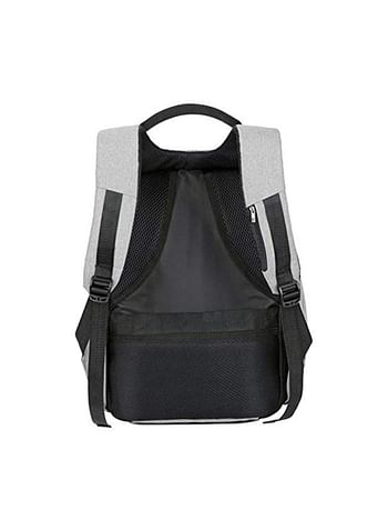 Anti Theft Backpack And USB Port Charger Grey/Black