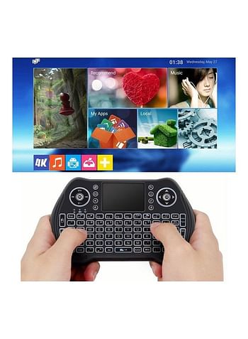 2.4GHz Wireless Keyboard Touchpad Mouse Black