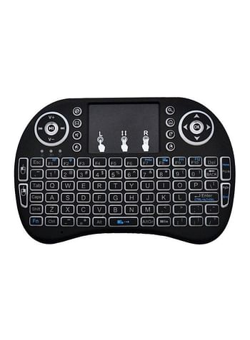 i8 Wireless Air Mouse Keyboard With Touchpad Multicolor