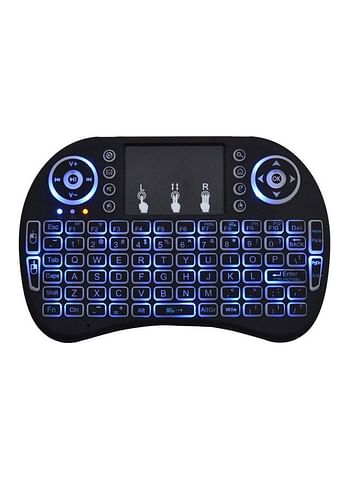 i8 Wireless Air Mouse Keyboard With Touchpad Multicolor