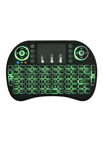 i8 Wireless Air Mouse Keyboard With Touchpad Multicolor