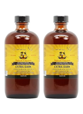 Pack Of 2 Extra Dark Jamaican Black Castor Oil