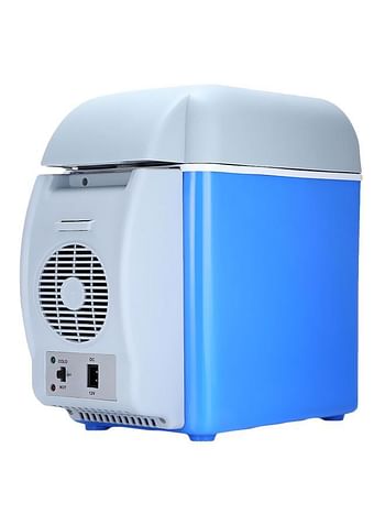 Multi-Function Portable Car Mini Fridge 7.5 L 2724667419743 Blue/White