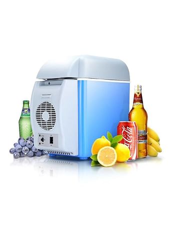 Multi-Function Portable Car Mini Fridge 7.5 L 2724667419743 Blue/White