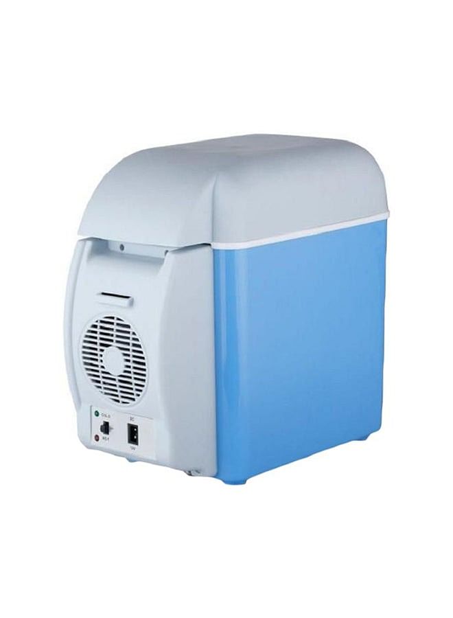 Multi-Function Portable Car Mini Fridge 7.5 L 2724675505896 Blue/White