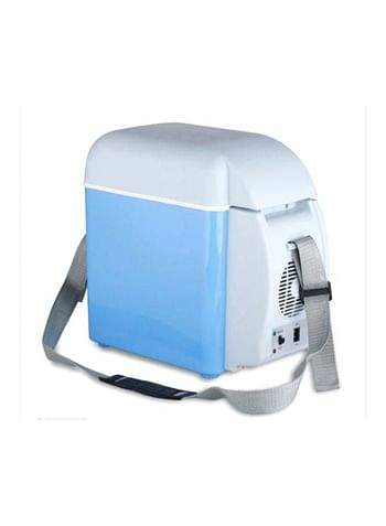 Multi-Function Portable Car Mini Fridge 7.5 L 2724675505896 Blue/White