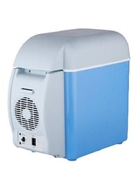 Multi-Function Portable Car Mini Fridge 7.5 L 2724675505834 Blue/White