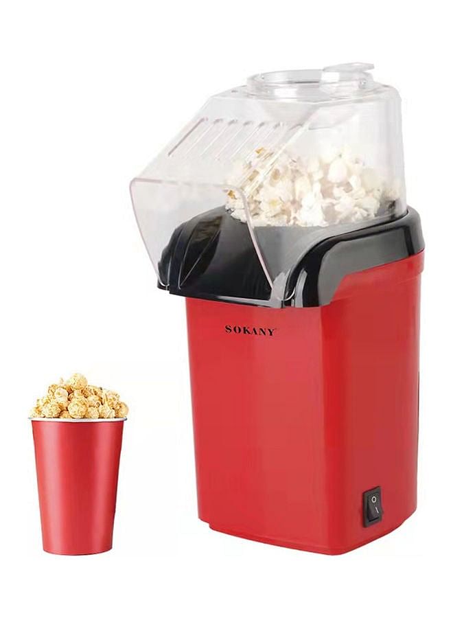 Mini Automatic Popcorn Machine 500.0 ml 1200.0 W 299-b Black/Red