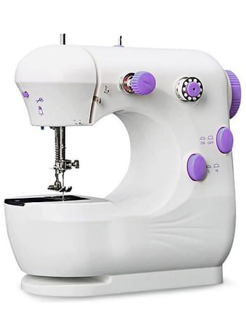 Electric Small Tailoring Machine NC-H590 Purple/White