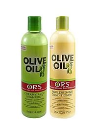 Creamy Aloe Shampoo And Replenishing Conditioner Olive Oil & Aloe Vera 370ml