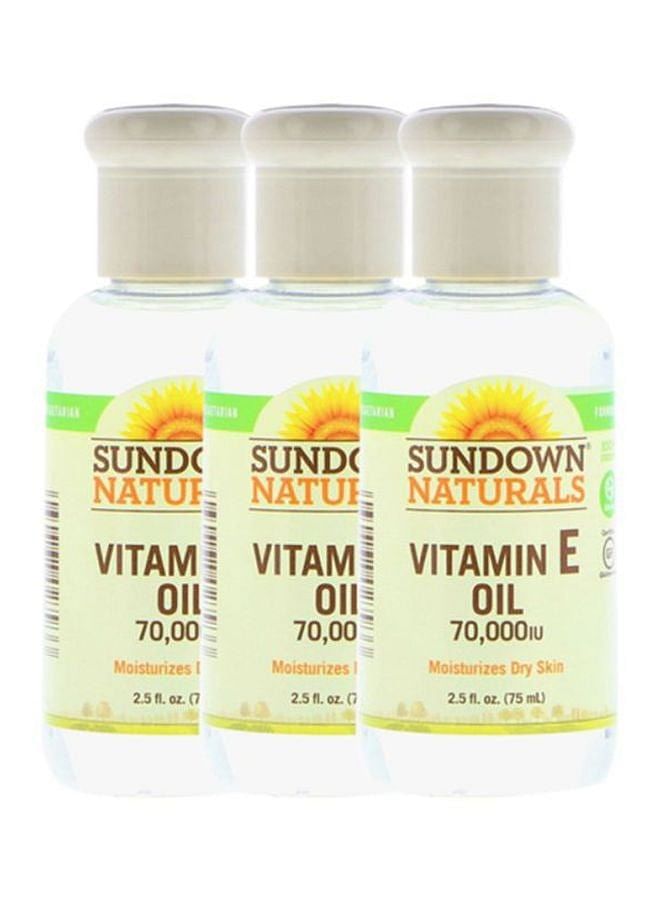 3-Piece Vitamin E Oil Set 3x75ml