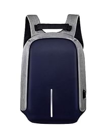 Antitheft Backpack Navy Blue/Grey