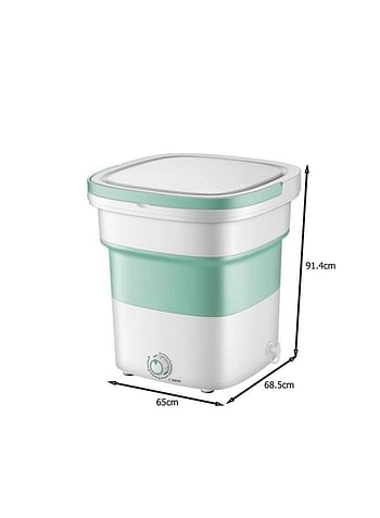 Portable Mini Folding Washing Machine 135 W 2152005 Green/White