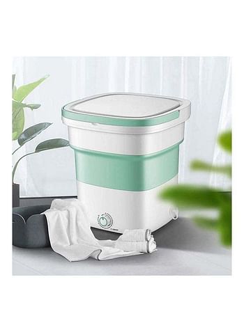 Portable Mini Folding Washing Machine 135 W 2152005 Green/White