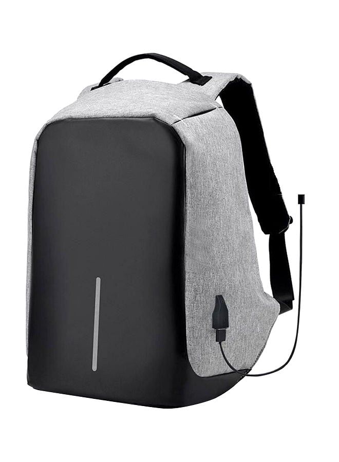 Anti-Theft Laptop Backpack Black/Grey