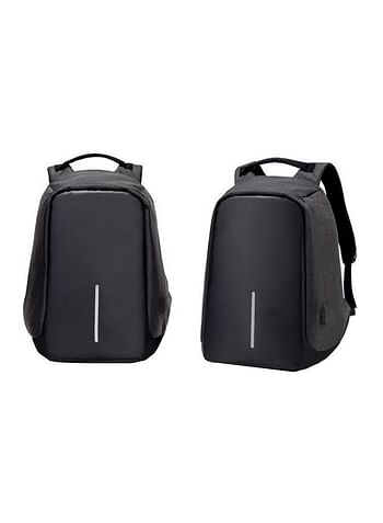 Anti Theft Travel Bag With USB Charging Black