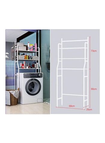 Washing Machine Storage Rack White