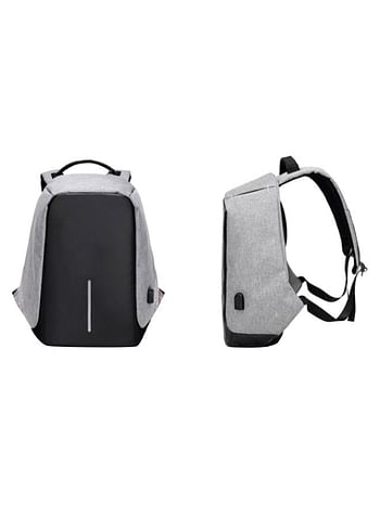 Anti-Theft Laptop Backpack Black/Grey