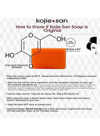 10-Piece Skin Lightning Acid Soap Set Orange 10 x 65grams