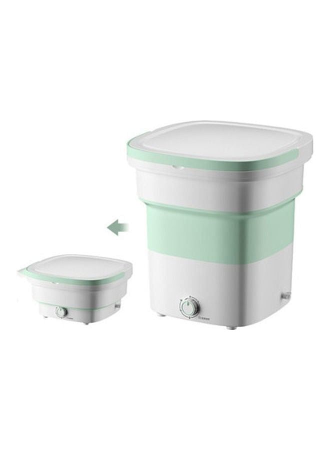 Portable Ultrasonic Two-way Rotation High-Frequency Easy Carry Clothes Washing Machine KPB18-8 Green/White