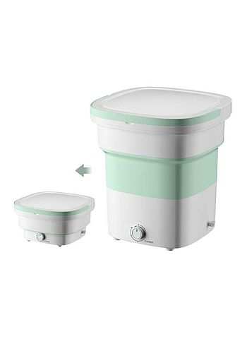 Portable Mini Folding Clothes Washing Machine 135 W Miniwash112 Green/White