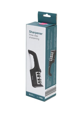 Knife Sharpener Diamond Silver/Black 22x5x6cm