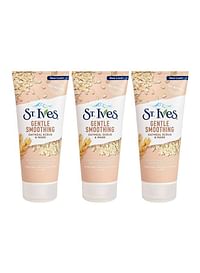 Pack Of 3 Nourished and Smooth Oatmeal Mask Scrub