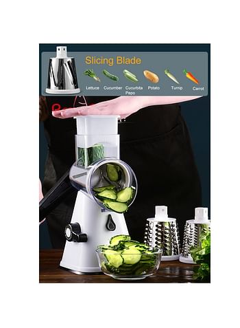 Multifunctional Vegetables Fruit Slicer White 28x14x17cm