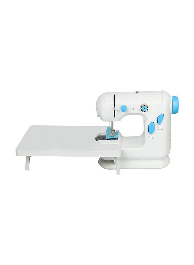 Multifunctional Electric Sewing Machine With LED Light Foot Pedal YFSM-306 White/Blue