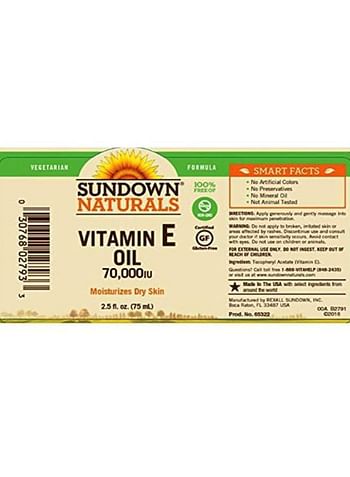 Pack Of 3 Vitamin E Oil Set 75ml