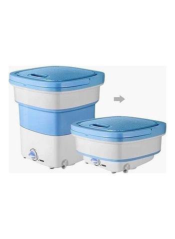 Mini Portable Folding Washing Machine 135 W WMWB001 White/Blue