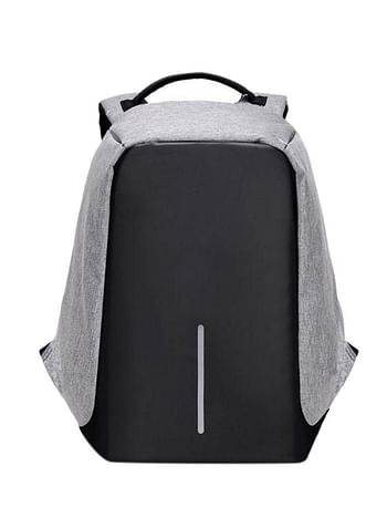 Anti-Theft Laptop Backback Black/Grey