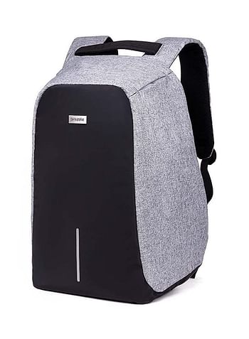 Anti-Theft Sport Backpack Grey/Black Grey/Black