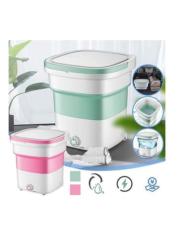 Portable Mini Folding Washing Machine 135 W 2152009 Green