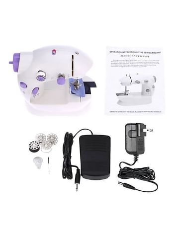 Electric Sewing Machine HQD-298 White/Violet/Silver