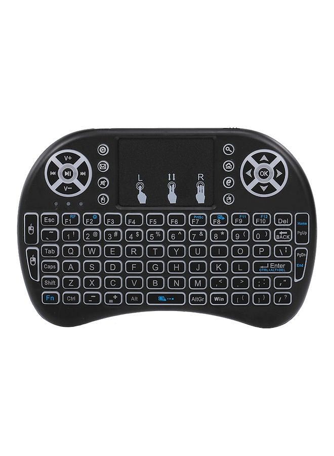 Air Keyboard Mouse Remote Touchpad Black