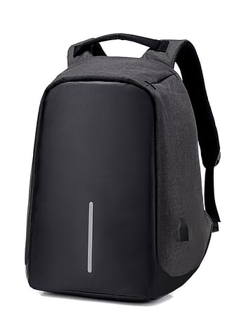 Multifunction USB Anti-Theft Backpack Black