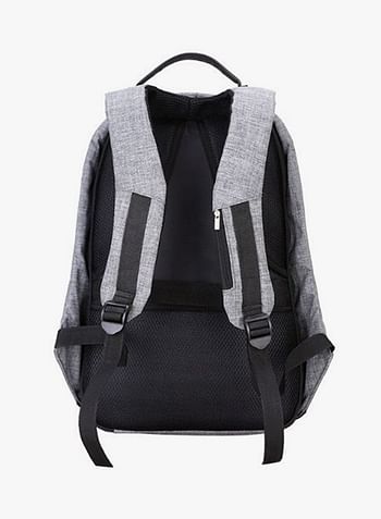 Waterproof Anti Theft Laptop Backpack Grey/Black