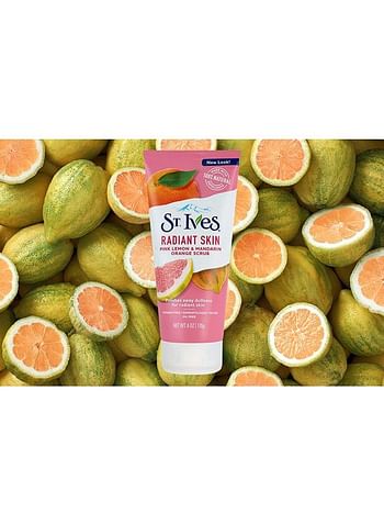 Pack Of 3 Pink Lemon And Mandarin Orange Scrub Set 170grams