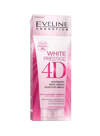 White Prestige 4D Whitening Body Cream Sensitive Areas 100ml