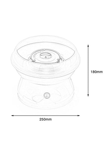 Cotton Candy Maker - EU Plug 450W ZM1495002 Red