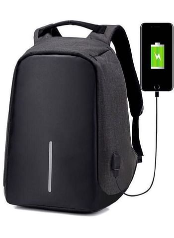 Bobby Anti Theft Backpack 6 Inch Black