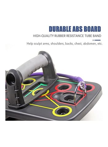 Multi-Function Foldable Push Up Board System 66.5x19cm