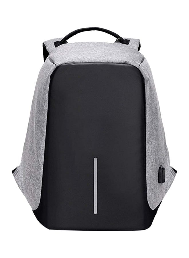 Multifunctional Anti Theft Backpack Grey/Black