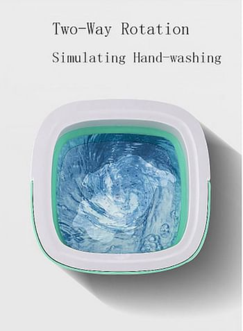 Portable Folding Washing Machine 135 W KPB18-8 Blue/White