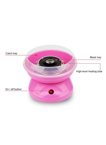 Mini Automatic Cotton Candy Maker Pink 26x13x26cm