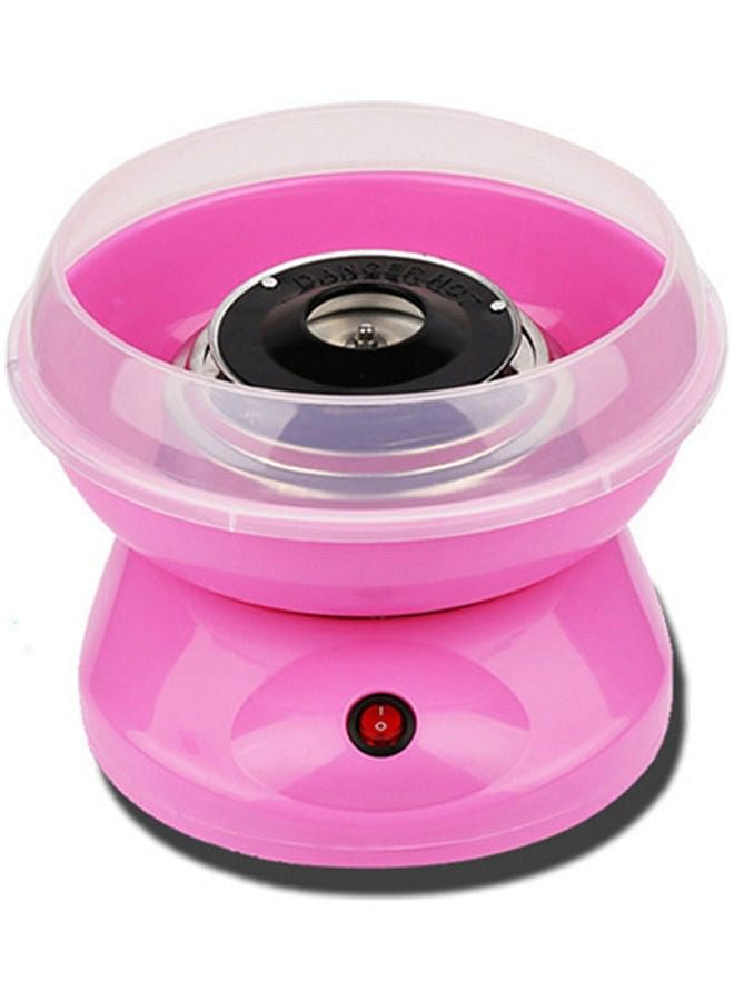 Automatic Mini Diy Cotton Candy Maker Pink 26x13x26cm