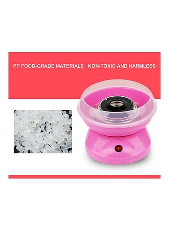 Automatic Mini Diy Cotton Candy Maker Pink 26x13x26cm