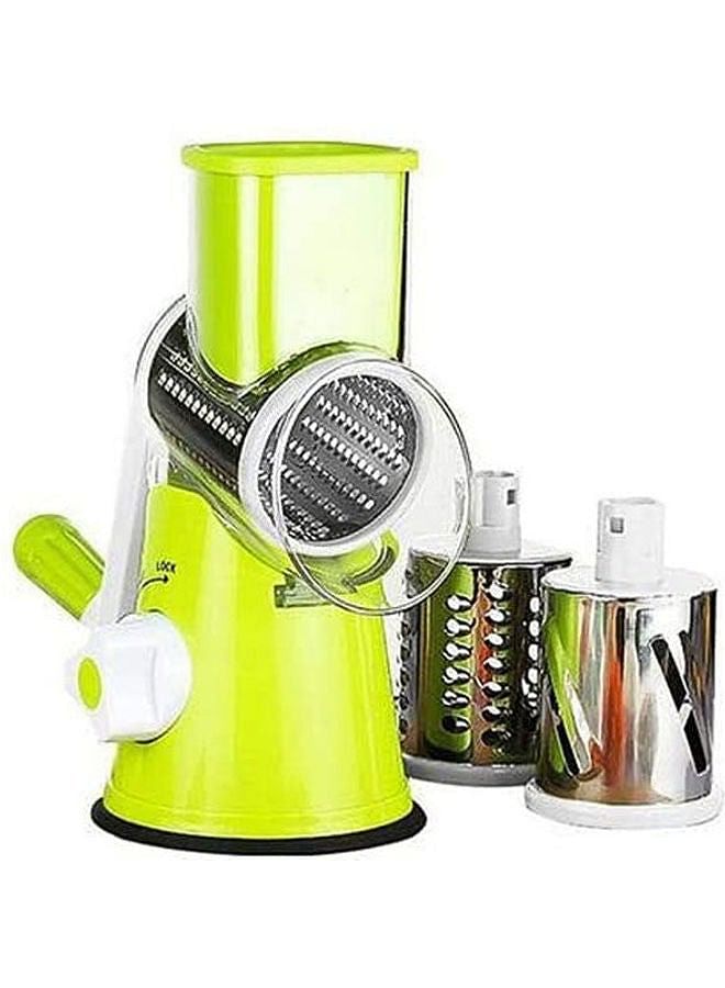 Swift Rotary Drum Grater Vegetable Cheese Cutter Slicer Green